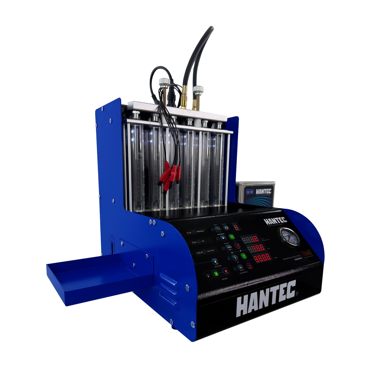 Laboratorio De Inyectores HANTEC 6 Inyectores Pro GDI Piezoeléctrico con Líquidos y Tina
